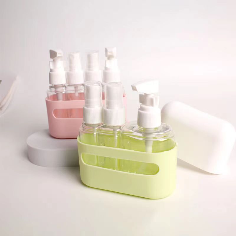 詰め替えボトル旅行セット化粧品ボトルプラスチックボトル家庭用ローションボトルシャンプースプレーボトルセット携帯用収納|undefined