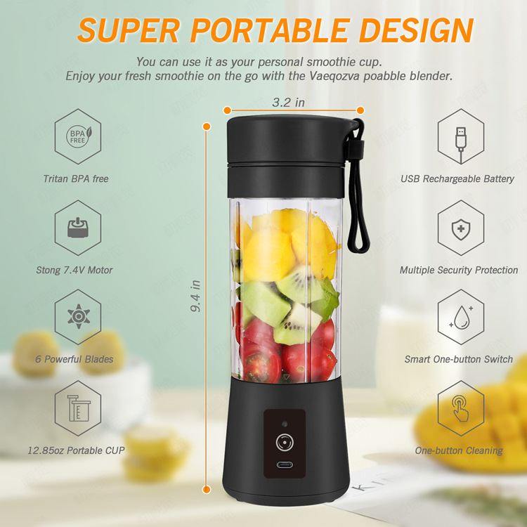 Electric Juice Cup Juicer Multifunctional Household Juice Cup Portable Kitchen Blender Food Supplement Machine Crusher