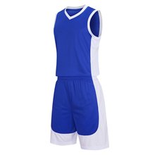 運動套裝情侶款大碼無袖背心籃球服男青少年球衣訓練隊服比賽球服