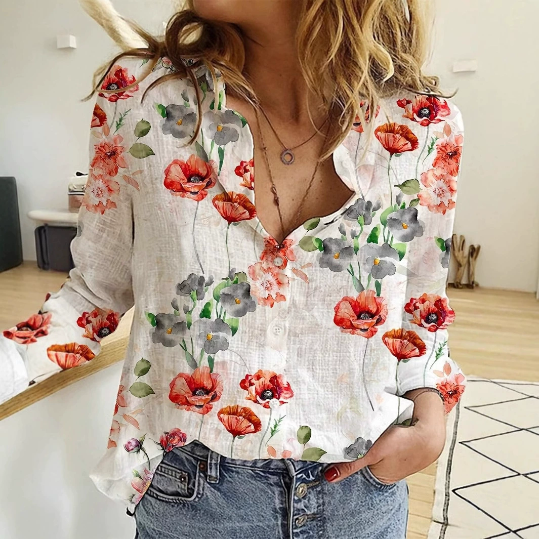 Трансграничный европейский и американский ветер весенний новый женский кардиган с длинными рукавами повседневный дикий модный высококачественный принт рубашка с длинными рукавами