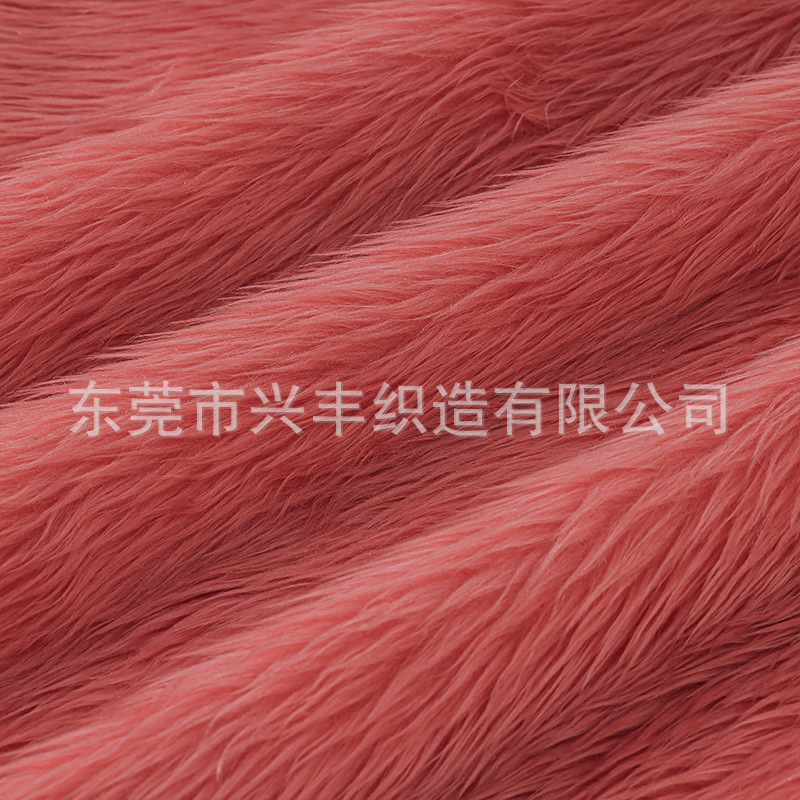 現物の3cm洗水ウサギの毛のローラー93色のおもちゃの服装の家庭用紡績の靴の材料の人造の長い毛の生えた生地の落水した毛