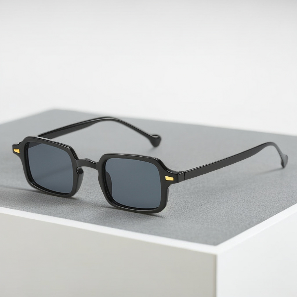 Retro Square Frame Sunglasses