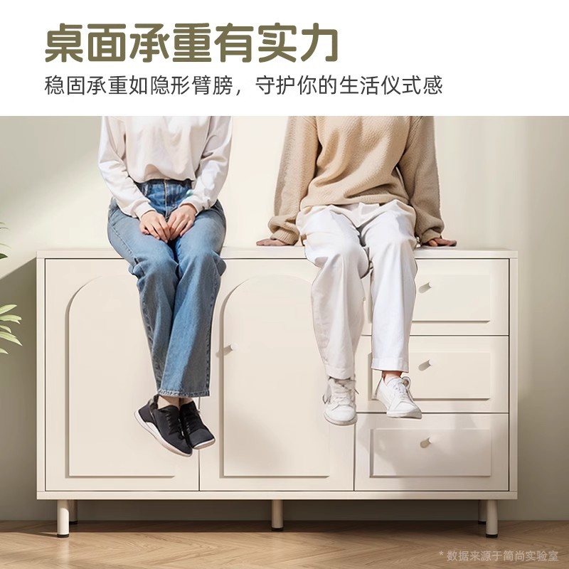Mueble de cajones Mueble de comedor Mueble de almacenamiento de dormitorio Mueble de televisión Mueble de borde pequeño Mueble de almacenamiento de cola de cama contra la pared Mueble de almacenamiento Mueble de cinco cajones