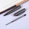 Spot gun gray metal ballpoint pen printing logo conference office