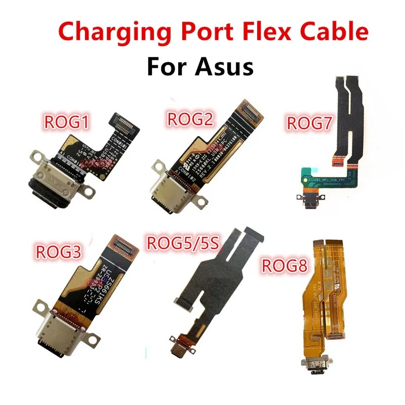 The USB interface of the charging tail plug-in cable is suitable for ASUS ROG Phone 8 7 6 Pro 5 5S 1 2 3