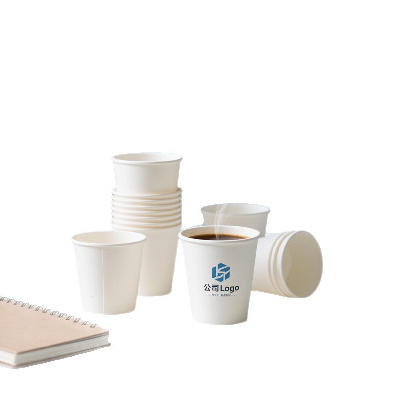 Taza de papel de 100ml personalizada de 5 onzas impresa LOGO taza desechable publicidad personalizada taza de degustación desechable taza de degustación