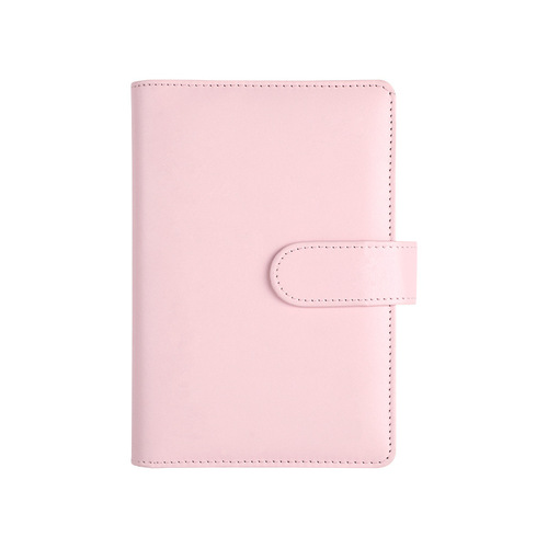 Macaron A6PU Leather Spiral Accounting Notebook Wholesale Creative Cash Budget Financial Planner Handwritten Notebook