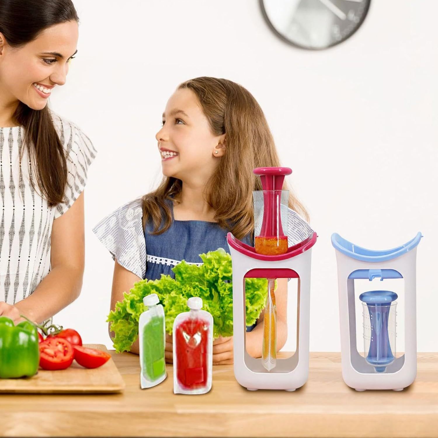 Los niños de frutas y verduras suplemento alimenticio puré exprimidor hogar cocina puré exprimidor conveniente jugo sub-Bolsa de embalaje