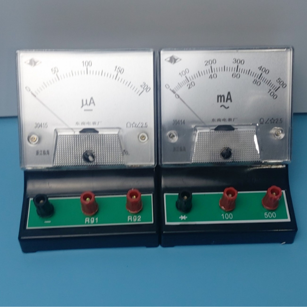 0414 交流电流表毫安级；0415 直流电流表微安级；物理教学仪器
