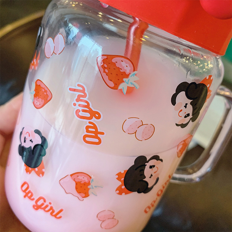 Cute Fashion Glass Water Cup display picture 1