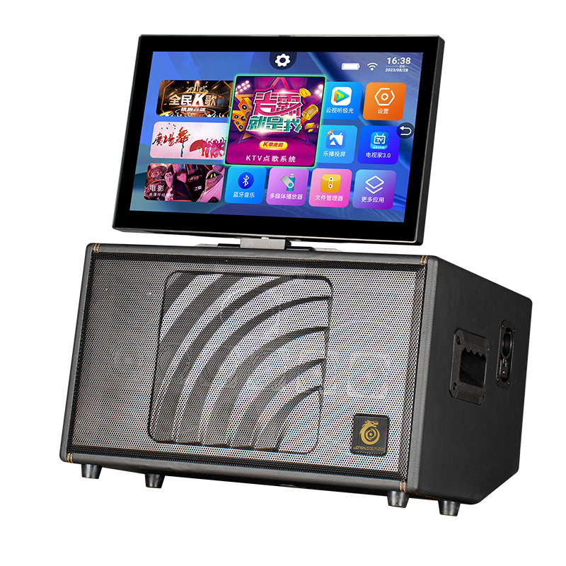 Jazz Dragon F8 Portable Outdoor Audio Touch Screen Large Screen Karaoke Machine Singing Jazz Dragon Audio Flagship Store