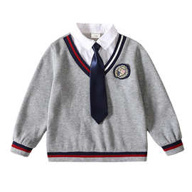 幼儿园园服代发春秋装小学生校服春秋款上衣童打底衫批发厂家代发