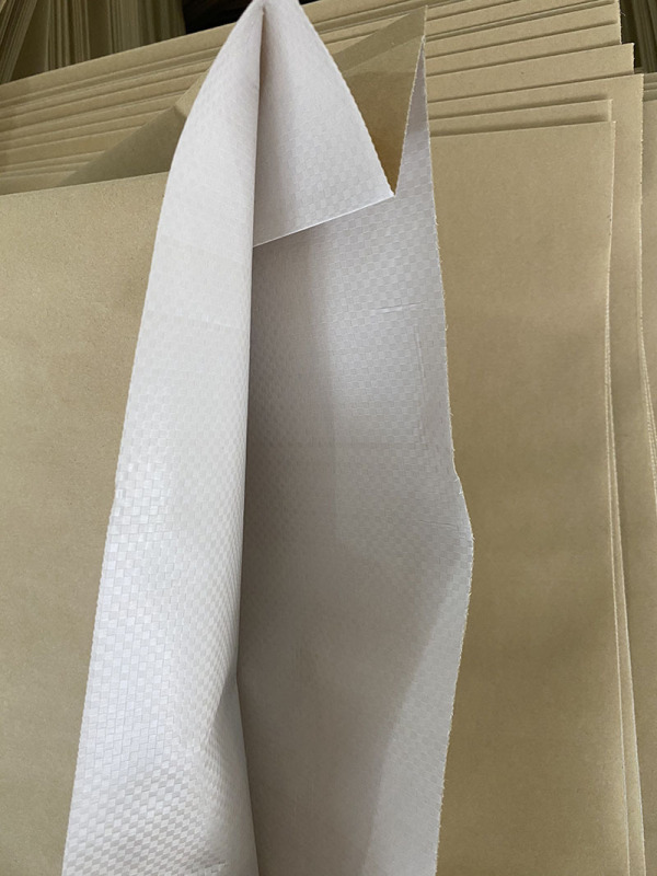 直供クラフト紙編み袋紙プラスチック複合防湿厚さ小麦粉袋25kg現物工事プラスチック顆粒袋|undefined