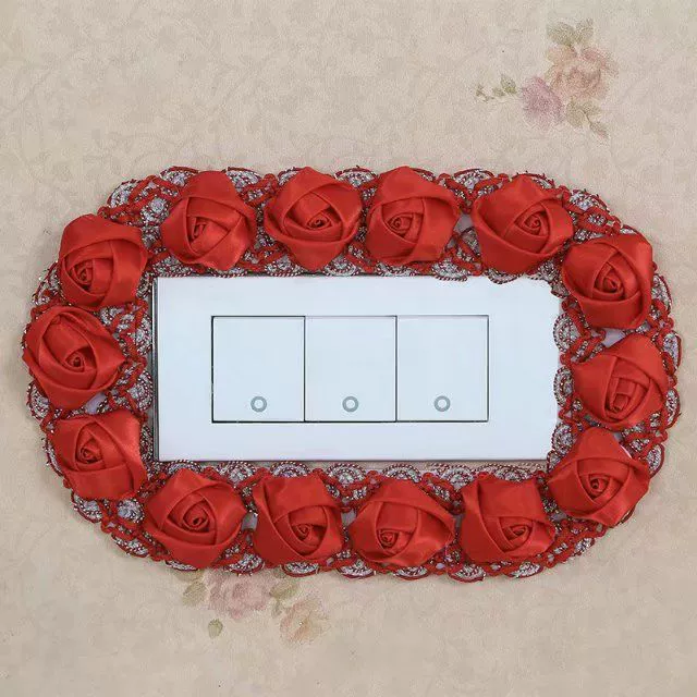 Европейский стиль наклейка на переключатель защитная крышка розетка Настенная Наклейка декоративная Гостиная Спальня наклейка на переключатель пылезащитный чехол креативная наклейка на переключатель