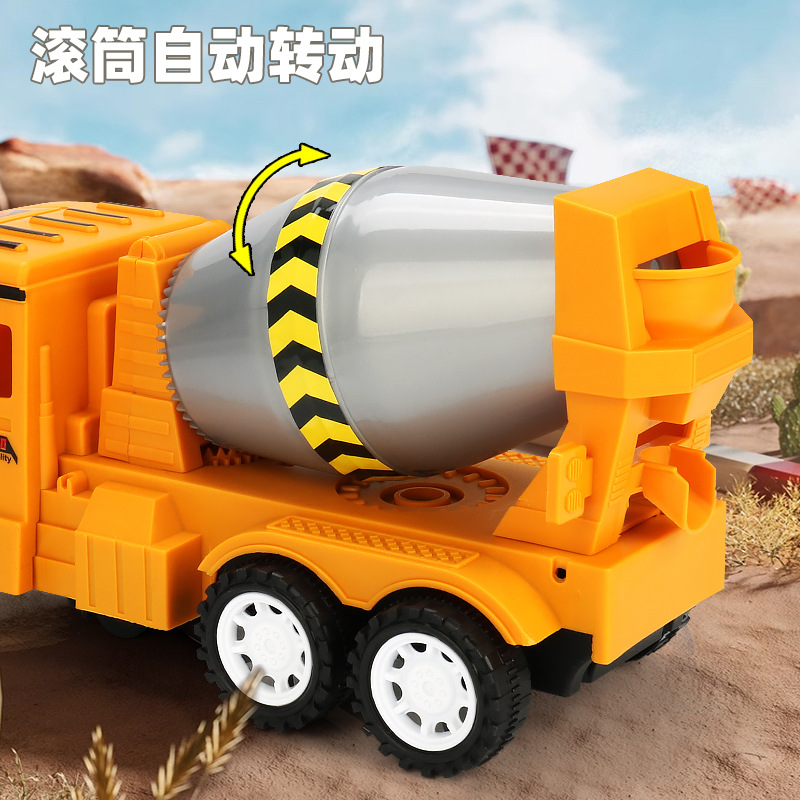 Nueva eléctrico universal mezclador simulación ingeniería vehículo música luz colorida niño coche de juguete puesto al por mayor