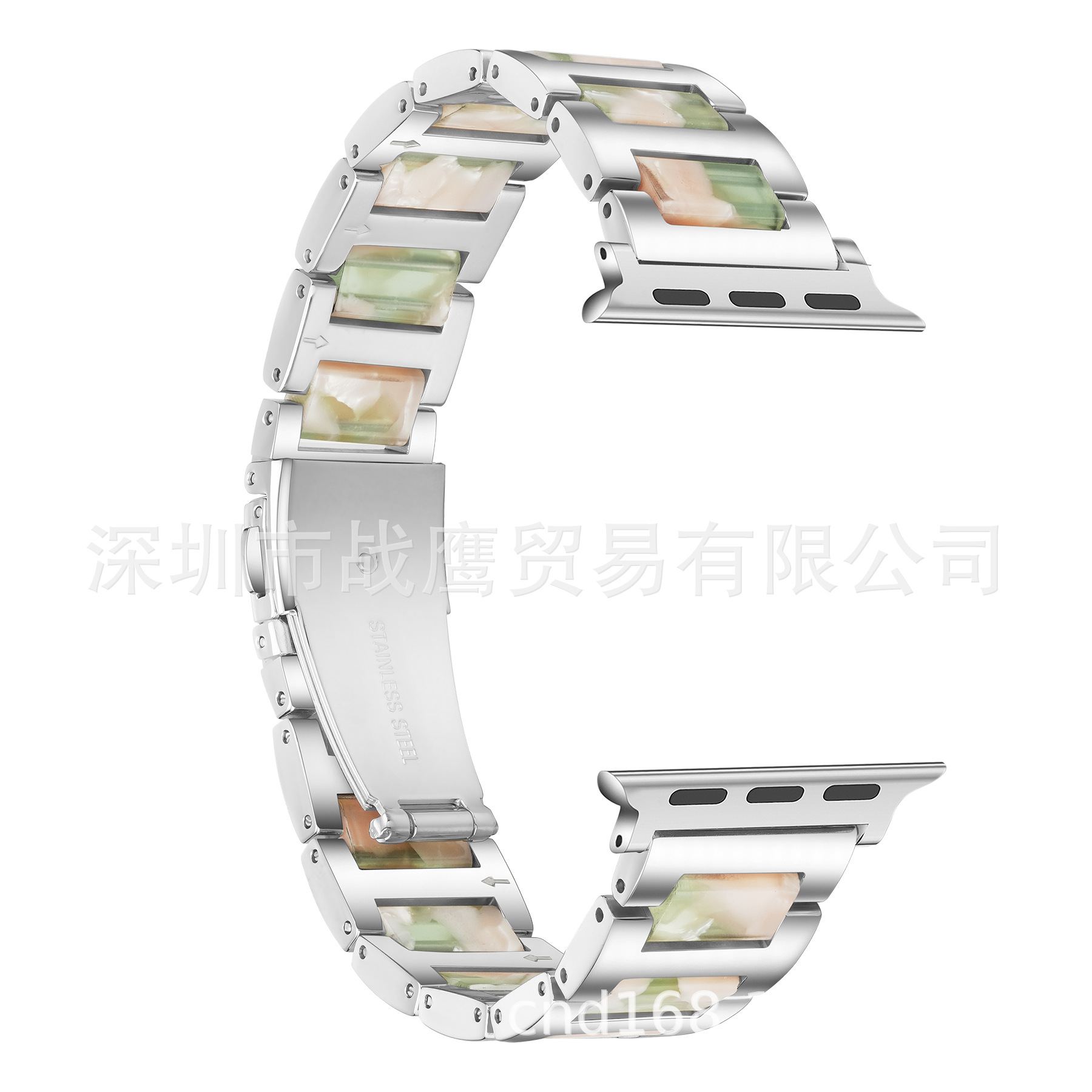 38/40/41mm 실버 분말 녹색