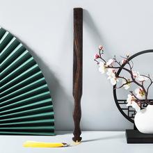 老式如意头紫光檀木戒尺实木教棍教育小学生教鞭木板指示棒