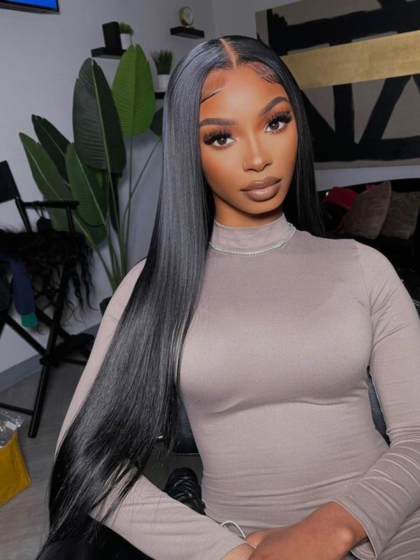 E8127 Dropshipping Aliexpress Amazon Cross-Border New Other Wig 40inch Long Straight Pre-Cut
