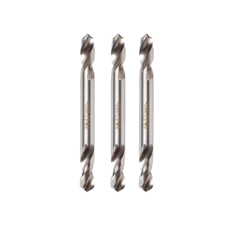 Wanjin stainless steel double-headed twist drill hand electric drill special cobalt-containing double-headed drill 4.2/5.2 for metal drilling