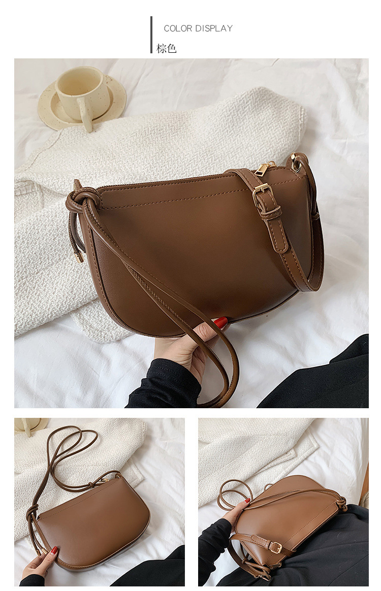 High-grade Small Bag Women's Bag 2021 New Fashion Messenger Bag Fashion All-match Retro Shoulder Bag Popular Small Square Bag display picture 10