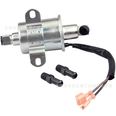 Suitable for Cummins E11015/A029F887/149-2620 Electronic Fuel Pump, Oil Transfer Pump, External Pump, Silver Color (Oil pump, nozzle)