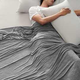 跨境夏季新品冰凉冰丝AB面夏凉被凉感毯盖毯cooling blanket
