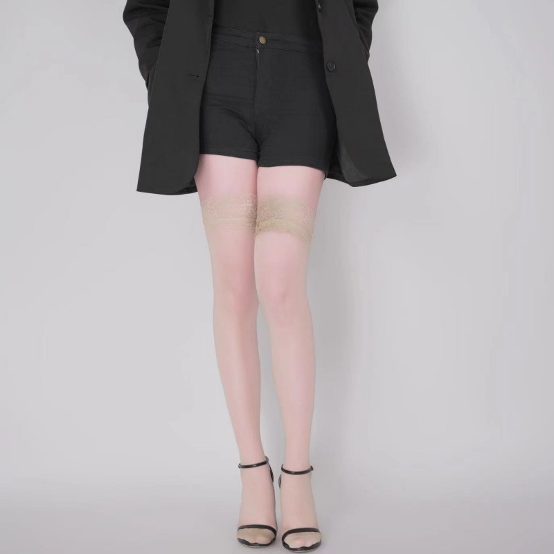 Calcetines de muslo calcetines de rodillas calcetines de verano calcetines de verano delgadas puras