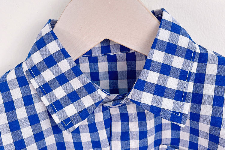 Camisa a cuadros para niños, primavera y otoño, camisa de manga larga de algodón puro para bebés, camisa holgada para niños, nueva ropa infantil para otoño 2025