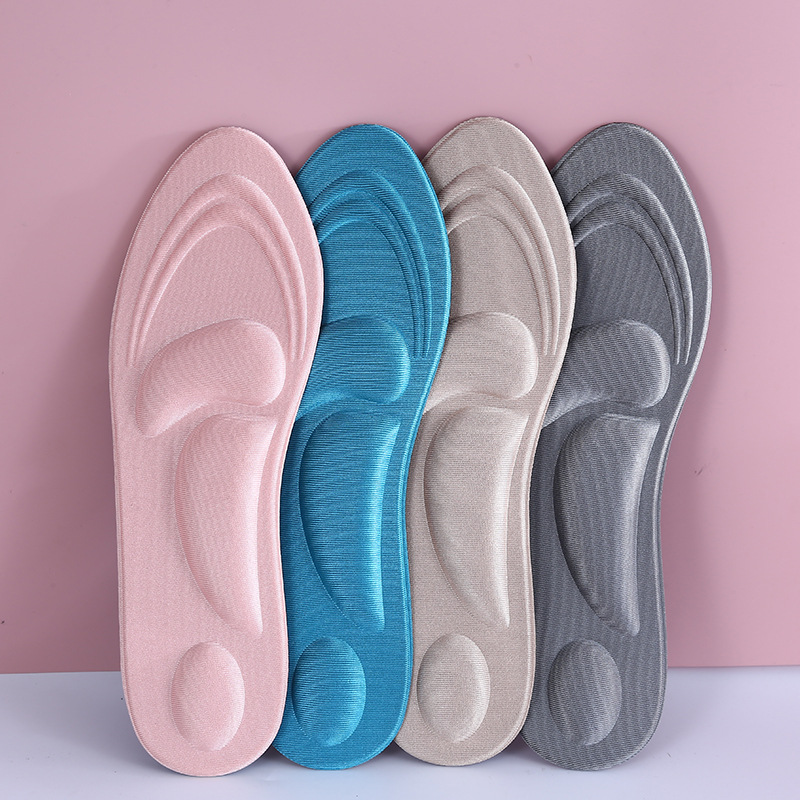 Fábrica fuente de plantillas de masaje esponja absorción de sudor amortiguador plantillas de arco espuma espuma 4D plantillas deportivas