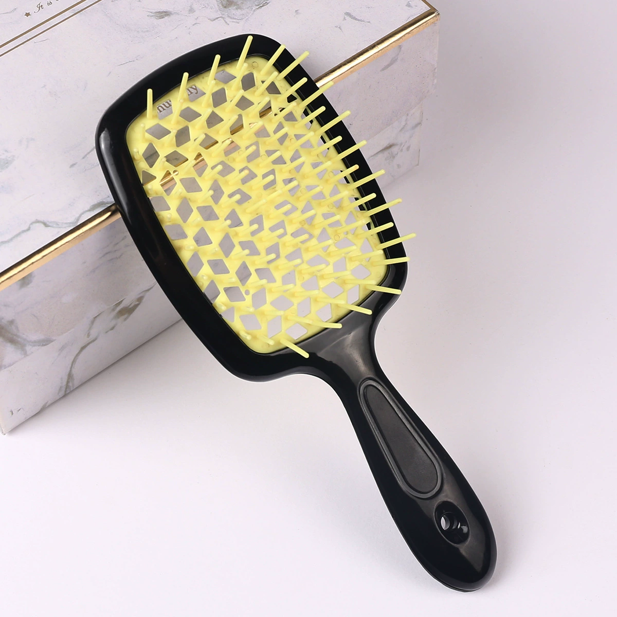 Brush, curly air bag, massager, adds volume