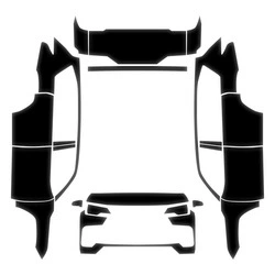Car paint protective film Invisible Car Cover Tpu - glossy-black-tpu-lexus-lx