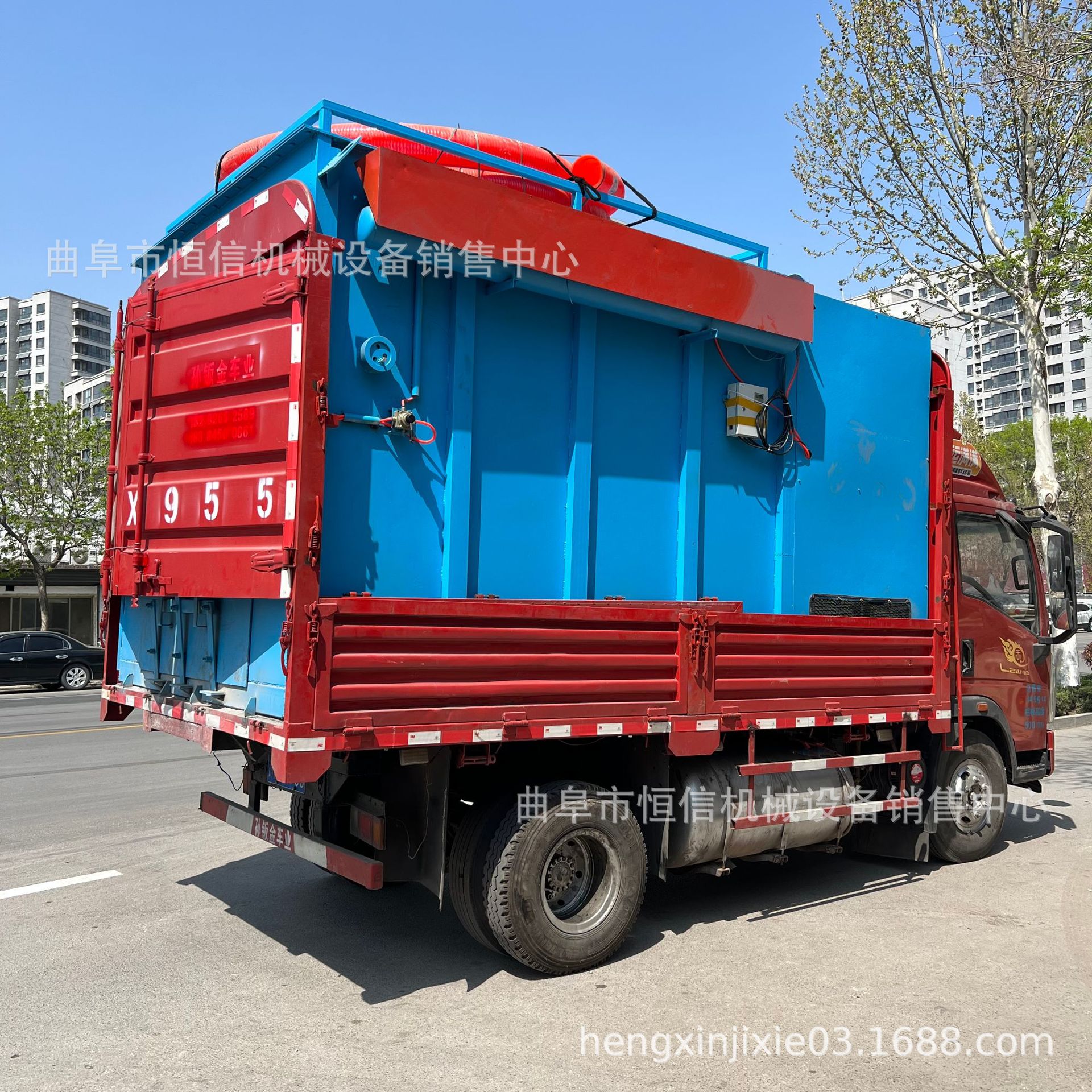 河南郑州4.2米粉煤灰吸灰车zcjb 80米高烟道检修吸灰机 直供