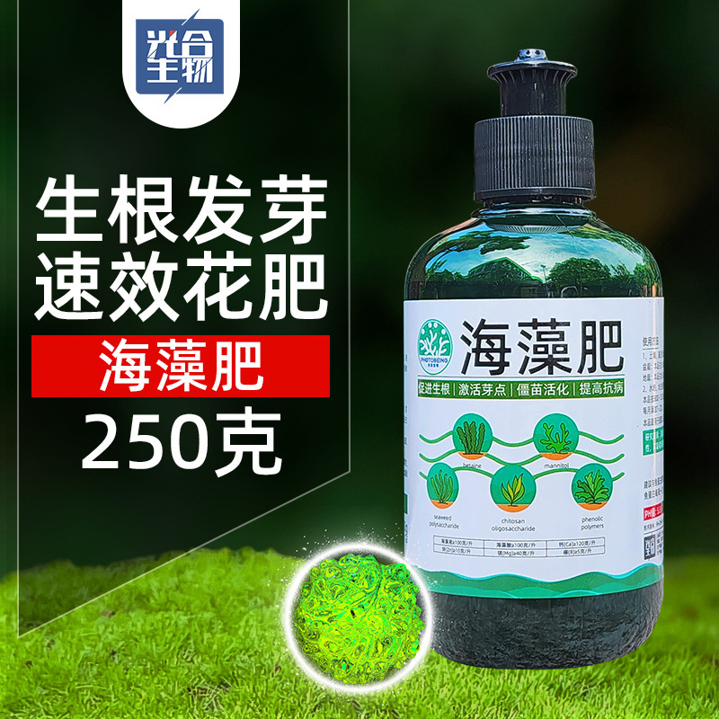 250g小瓶海藻肥海藻酸海藻精植物营养液生根剂花肥化肥水溶肥肥料|undefined