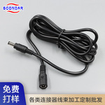 DC公母监控延长线LED灯条带电源线5521连接线束线缆定制加工厂家