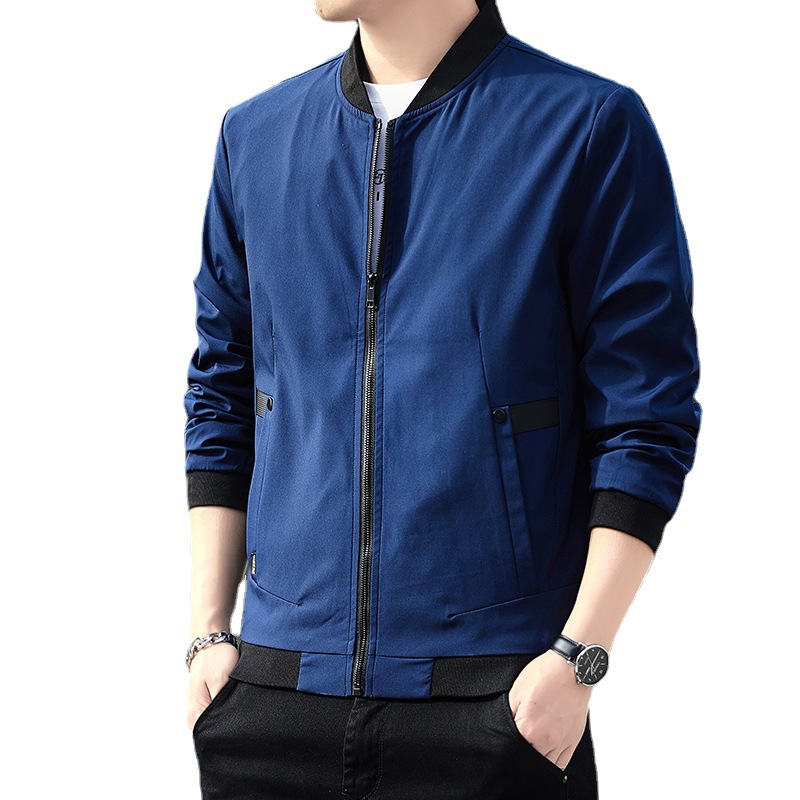 2022 nuevos hombres de primavera y otoño chaqueta de los hombres de béisbol uniforme deportivo de moda delgada superior guapo abrigo a juego de los hombres