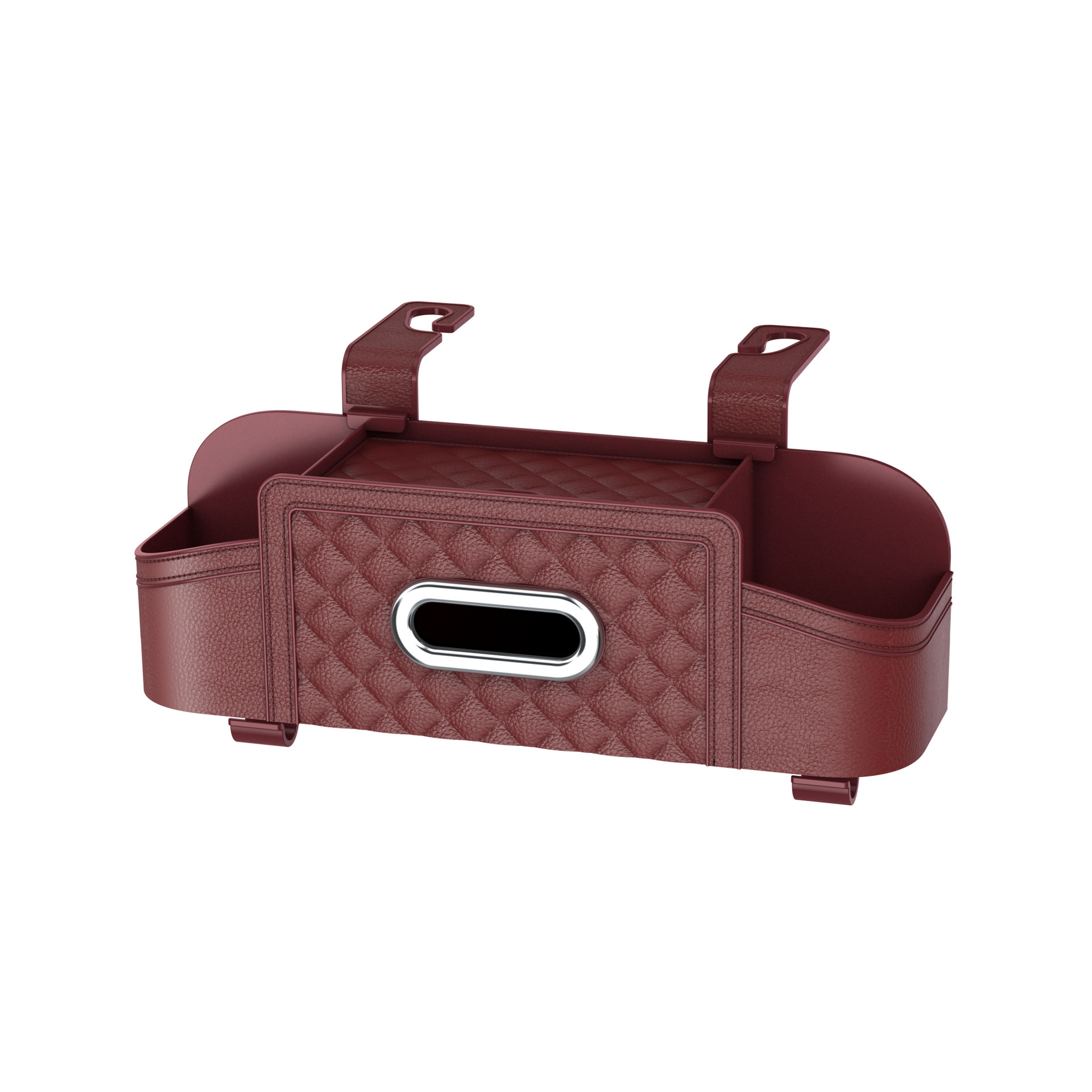 Car seat back storage box, hanging tissue box, multifunctional car storage box, water cup holder, seat back storage box wholesale