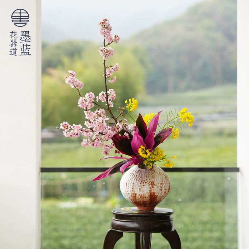 Цзиндэчжэнь ручной работы с рисунком молотка, глиняная керамическая бутылка ретро столешница ностальгия