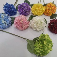 2号長枝中華アジサイシミュレーション花小売シングルホームウェディング装飾道具結婚式配置偽花乾