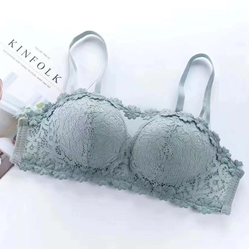 El SUDESTE DE Asia nuevo Sujetador de encaje ropa interior ajustable pequeño pecho empuja hacia arriba la ropa interior cómoda empuja hacia arriba el sujetador al por mayor
