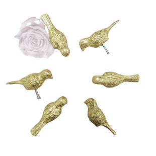 Brass Bird Drawer Cabinet Door Storage Box Wardrobe Handle Ceramic Copper Iron Matching