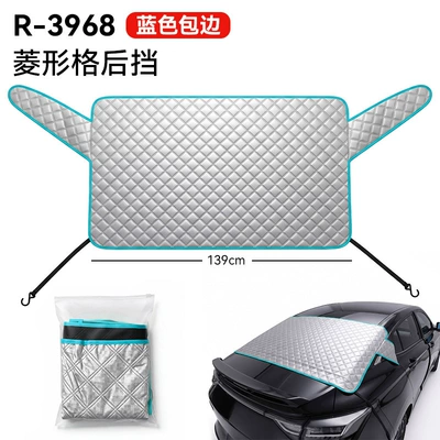 and snow shield, Car snow shield - blue