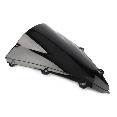 Suitable for Yamaha YZF R1 2004-2006 motorcycle front windshield, windscreen, wind shield (Motorcycle front windshield) - smoked-black