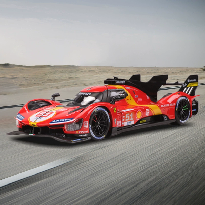 比美高 Ferrari, металлическая модель автомобиля, красная гоночная машина