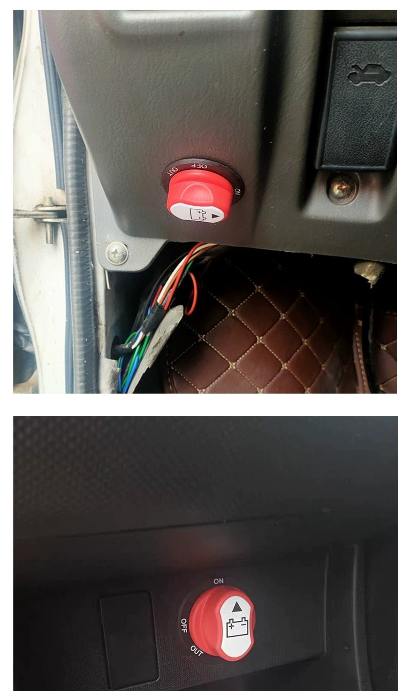 Rv Yacht Car Modified Battery Knob Switch 50A100A200A300A Dc Battery Power-Off Switch