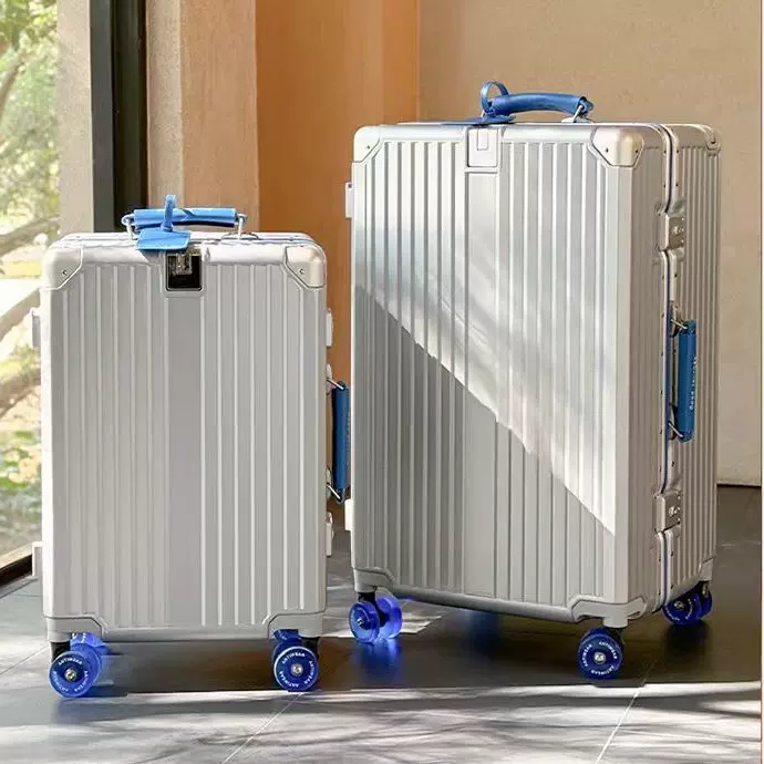 源头工厂旅行箱静音万向溜冰轮行李箱20寸登机密码箱女24寸拉杆箱