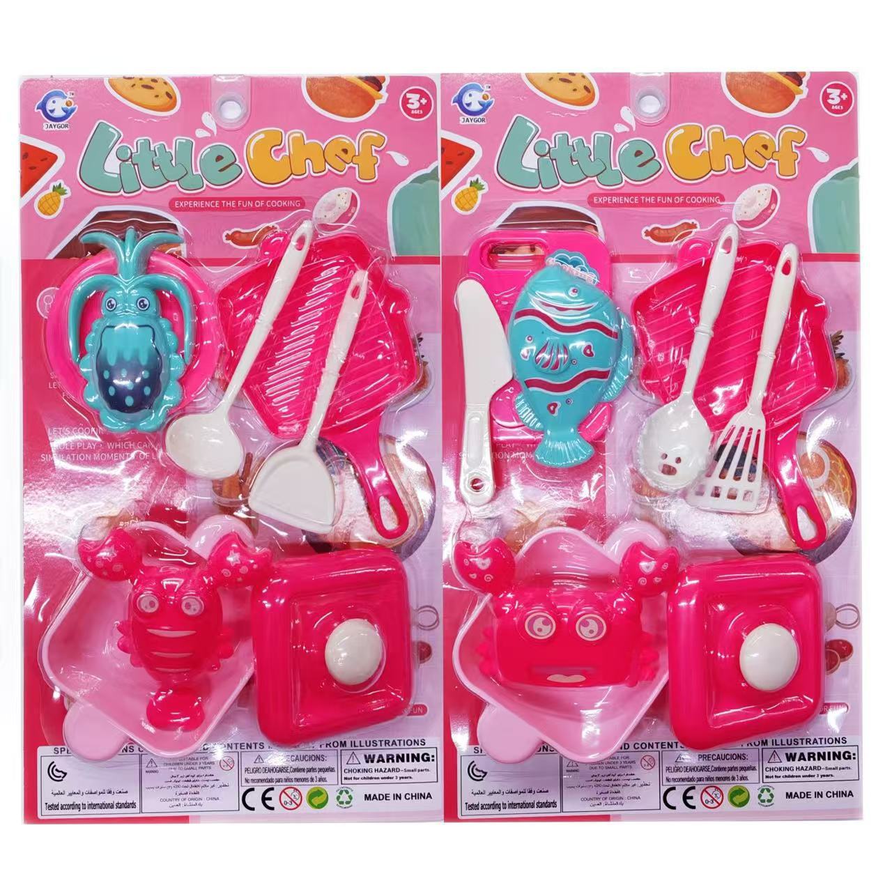 Nuevo estilo de cocina familiar utensilios de cocina colgar juguetes de succión juguetes para niños al por mayor
