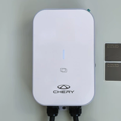 7KW home AC charging station: Elektrikli avtomobil şarj stansiyaları - chery-silver-single-lamp-swipe-card-start-stop-version-charging-station-no-5m