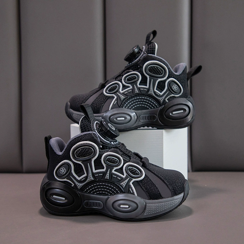 Спортивные кроссовки для мальчиков, детская баскетбольная обувь, осень, мягкая подошва, для подростков
