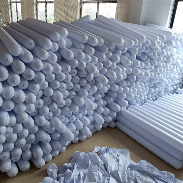 Factory direct PVC inflatable children's toys kindergarten percussion baseball bat white liner inflatable stick factory