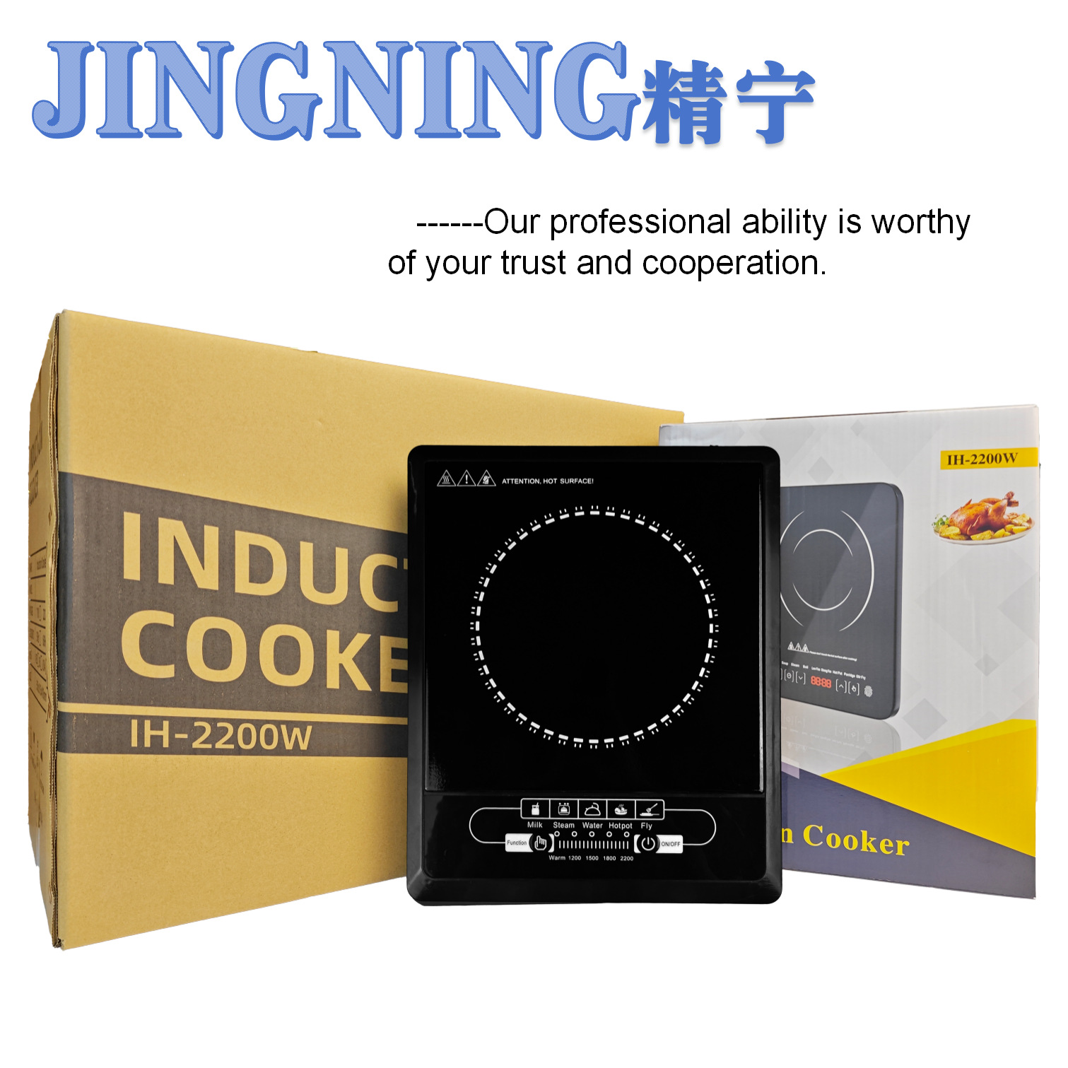 Estufas electromagnéticas domésticas comerciales multifuncionales cocina frita cocina frita alta potencia exportación de comercio exterior 110V